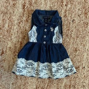 Ralph Lauren Denim Baby Dress - 6/9